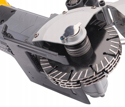 BRUZDOWNICA DO BETONU Z LASEREM 3000W WALIZKA 7 TARCZ SYSTEM ZRASZANIA