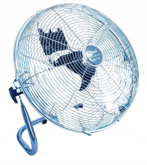 CYLKULATOR POWIETRZA WENTYLATOR PODŁOGOWY INOX 200W MOCNY POKOJOWY 45cm