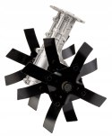 GLEBOGRYZARKA ADAPTER PRZYSTAWKA KOSA SPALINOWA 28mm 9 frezów