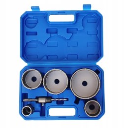 OTWORNICE DO BETONU MURU KORONKI FREZ SDS + 7szt