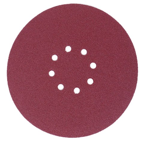 PAPIER ŚCIERNY Z DZIURAMI I RZEPEM NA DYSK 225MM P100 10 SZTUK