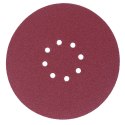 PAPIER ŚCIERNY Z DZIURAMI I RZEPEM NA DYSK 225MM P150 10 SZTUK