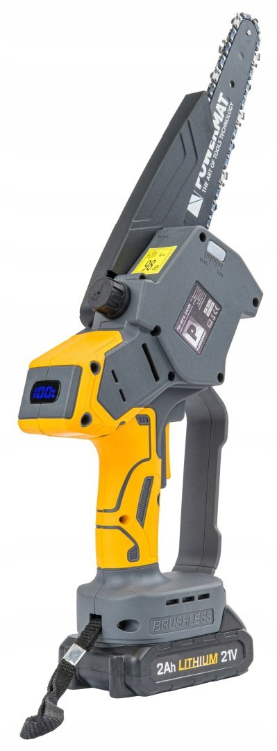 PIŁA ŁAŃCUCHOWA AKUMULATOROWA GAŁĘZIÓWKA MINI PILARKA 2x AKU 2AH ŁAŃCUCH