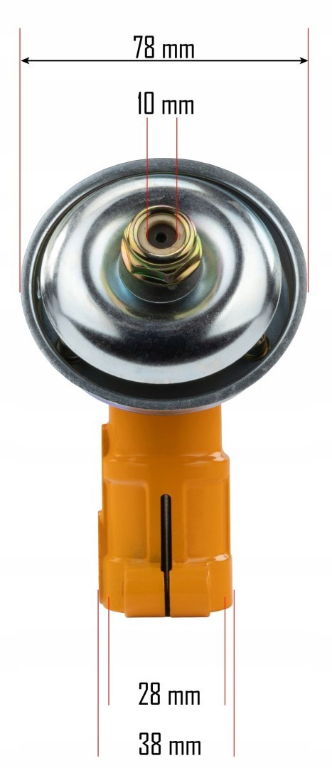 PRZEKŁADNIA KĄTOWA DO KOSY SPALINOWEJ POWERMAT 9 FREZÓW M10 28mm