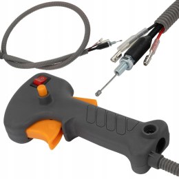 RĄCZKA GAZU DO KOSY SPALINOWEJ POWERMAT MANETKA UCHWYT Z LINKĄ 19mm