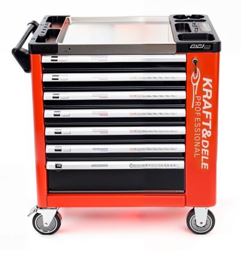 SZAFKA NARZĘDZIOWA WÓZEK WARSZTATOWY Z WYPOSAŻENIEM STABILNA 258 ELEMENTÓW