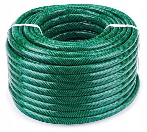 WĄŻ OGRODOWY 3-WARSTWOWY 20BAR 1/2" 50M DO PODLEWANIA PCV PRODUKT POLSKI