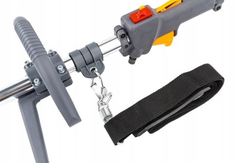 WIELOFUNKCYJNA KOSA SPALINOWA 4W1 NOŻYCE DO ŻYWOPŁOTU PIŁA WYKASZARKA 4KM