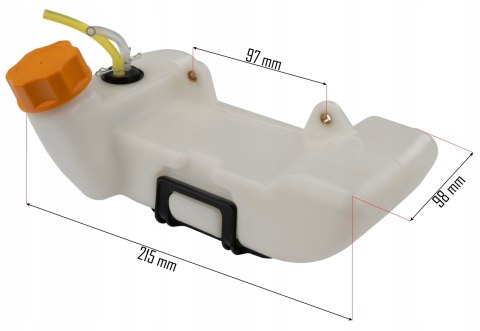 ZBIORNIK PALIWA DO KOSY SPALINOWEJ POWERMAT BAK KOREK PODKASZARKI 650ml