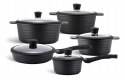 ZESTAW GARNKÓW GARNKI MARMUROWE GRANIT PATELNIA