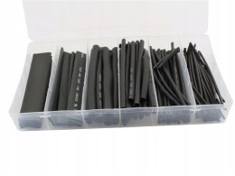 ZESTAW RUREK TERMOKURCZLIWYCH RURKI TERMOKURCZLIWE 100SZT CZARNE