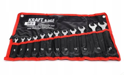 12 el KLUCZE PŁASKO OCZKOWE 6-22 mm KLUCZ PŁASKIE