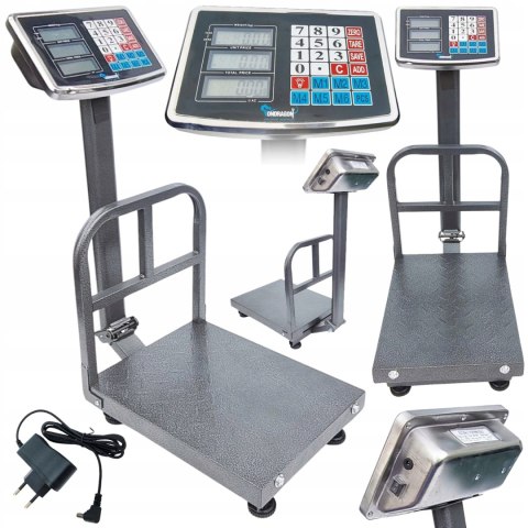 150KG WAGA MAGAZYNOWA PRZEMYSŁOWA TOWAROWA SKLEPOWA PLATFORMOWA MOCNA LCD