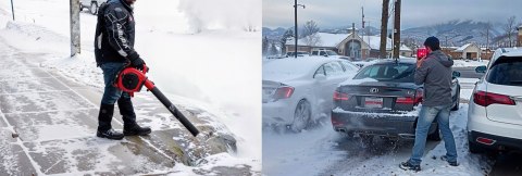 DMUCHAWA SPALINOWA OGRODOWA ODKURZACZ z ROZDRABNIACZEM LIŚCI ŚNIEGU 3,9KM