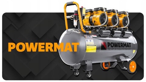 KOMPRESOR BEZOLEJOWY 100L SPRĘŻARKA 8 BAR 580l/min 230V CICHY 79dB 4,1KM