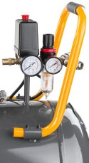 KOMPRESOR BEZOLEJOWY 100L SPRĘŻARKA 8 BAR 580l/min 230V CICHY 79dB 4,1KM