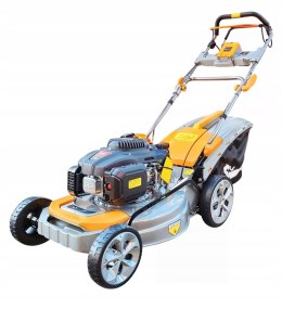 KOSIARKA SPALINOWA Z NAPĘDEM 51cm 9w1 MIELENIE WYRZUT BOCZNY 9KM noż GRATIS