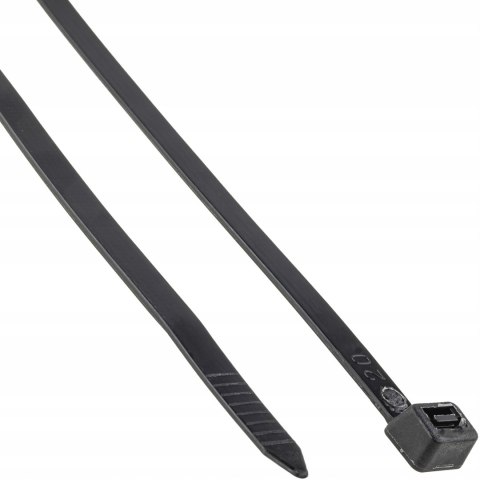 MOCNE OPASKI ZACISKOWE KABLOWE TRYTKI CZARNE TAŚMA 7.6X400MM 100SZT TRYTKI