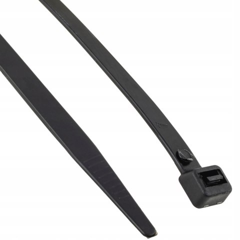 MOCNE OPASKI ZACISKOWE KABLOWE TRYTKI CZARNE TAŚMA 7.6X450MM 100SZT TRYTKI
