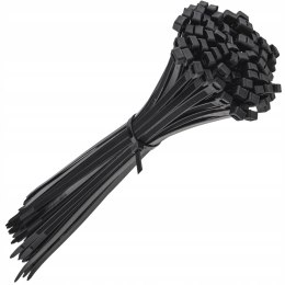 MOCNE OPASKI ZACISKOWE KABLOWE TRYTKI CZARNE TAŚMA 8.8X500MM 100SZT TRYTKI