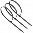 MOCNE OPASKI ZACISKOWE KABLOWE TRYTKI CZARNE TAŚMA 8.8X550MM 100SZT TRYTKI