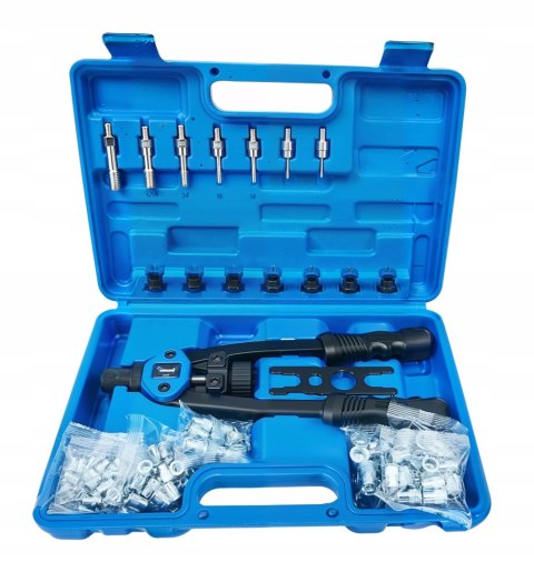 NITOWNICA RĘCZNA DO NITONAKRĘTEK M3-M12 ZESTAW 127 + WALIZKA TRANSPORTOWA