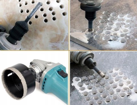 OTWORNICA DIAMENTOWA 60mm M14 KORONKA FREZ WIERTŁO DO GRESU BETONU KAMIENIA