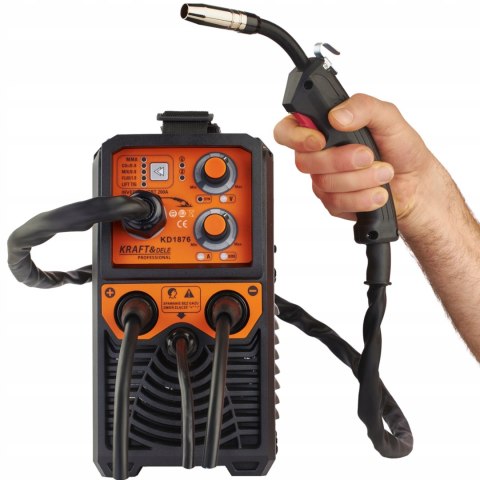 SPAWARKA INWERTOROWA MIGOMAT MIG MAG MMA TIG 200 A FLUX IGBT