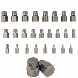 WYKRĘTAKI DO ZERWANYCH URWANYCH ŚRUB ZESTAW 25 SZT