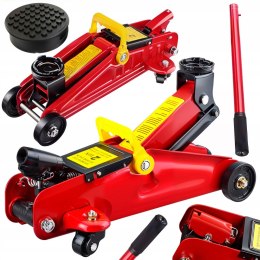 ŻABA PODNOŚNIK SAMOCHODOWY HYDRAULICZNY LEWAREK 2T NISKOPROFILOWY + GUMA