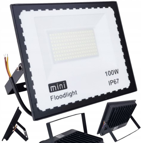 100W NAŚWIETLACZ LED SLIM HALOGEN LAMPA REFLEKTOR ZEWNĘTRZNY WODOODPORNY