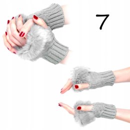 1030 REKAWICZKI ZIMOWE MITENKI FUTERKO WARKOCZ