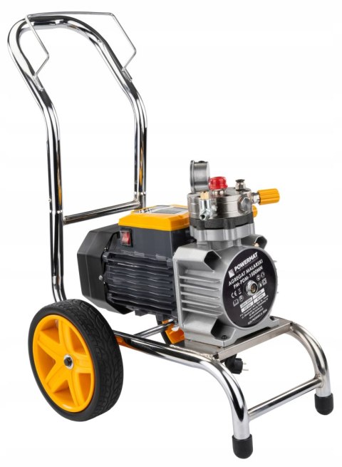 AGREGAT MALARSKI PISTOLET HYDRODYNAMICZNY 1500W WĄŻ 15M 225BAR 3X DYSZA