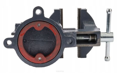 Imadło ŚLUSARSKIE 125 mm Obrotowe z Kowadłem 360