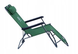 LEŻAK OGRODOWY ROZKŁADANY KRZESŁO LEŻAKI MEBLE OGRODOWE SKŁADANY FOTEL 4KOL