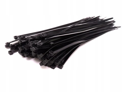 OPASKI ZACISKOWE NYLONOWE 2,5x200mm 100szt. ODPORNE NA UV
