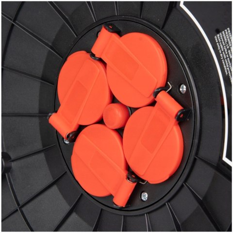 PRZEDŁUŻACZ NA BĘBNIE 3x2,5 25m BĘBNOWY BUDOWLANY ZWIJAK OGRODOWY