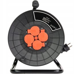 PRZEDŁUŻACZ NA BĘBNIE 3x2,5 50m BĘBNOWY BUDOWLANY ZWIJAK OGRODOWY