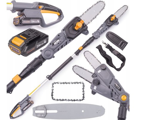 Piła AKUMULATOROWA do Gałęzi na Wysięgniku 20V 2Ah