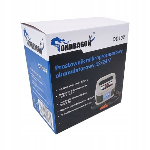 Prostownik MIKROPROCESOROWY Akumulatorowy ŁADOWARKA DO AKUMULATORA 12V 24V