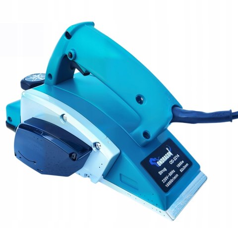 STRUG ELEKTRYCZNY DO DREWNA HEBLARKA 1800W HEBEL STOLARSKI 0-3MM + WALIZKA