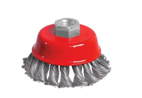 SZCZOTKA DRUCIANA CZOŁOWA 65 MM DRUT SKRĘCANY M14