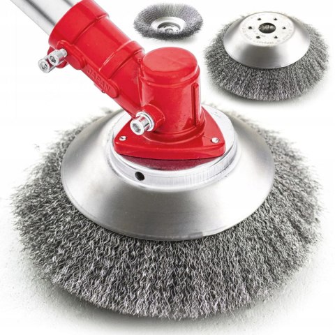 SZCZOTKA DRUCIANA DO KOSY SPALINOWEJ GŁOWICA 200mm