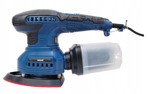 SZLIFIERKA MIMOŚRODOWA OSCYLACYJNA 125mm 1350W 3W1 3 PADY REGULACJA 6 x PAP