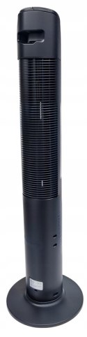 WENTYLATOR KOLUMNOWY STOJĄCY PODŁOGOWY WIATRAK CZARNY BLACK 100W + PILOT