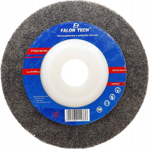 WŁÓKNINA TARCZA POLERSKA 125x22,23x12 mm NYLONOWA