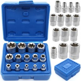 ZESTAW NASADEK TORX WEWNETRZNY E4 E24 14SZT TORXY