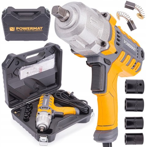 KLUCZ UDAROWY ELEKTRYCZNY 2100W 1/2 800Nm NASADKI